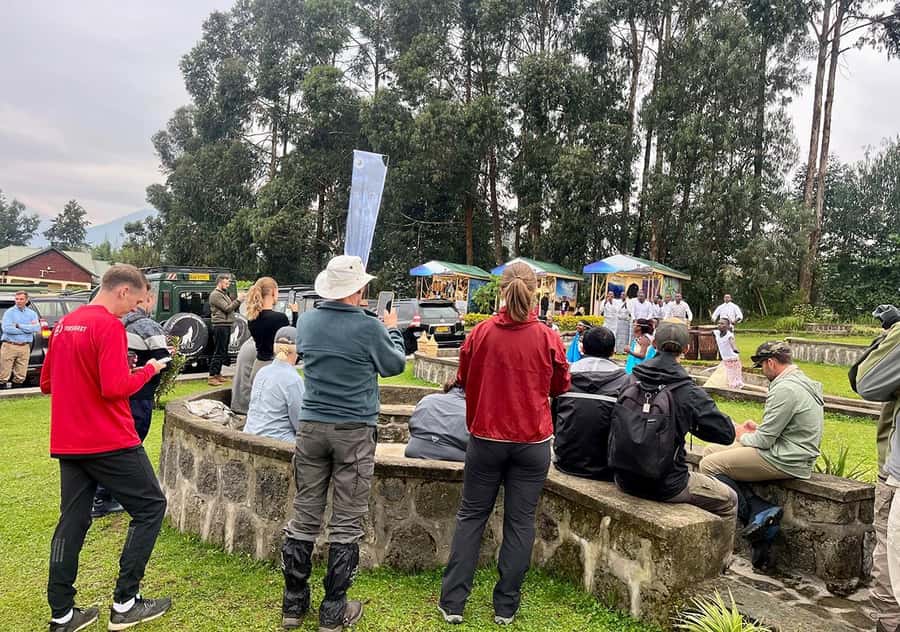 Kigali: Rwanda Gorilla Tracking in Volcanoes National Park - Coffee, rules, and the park briefing