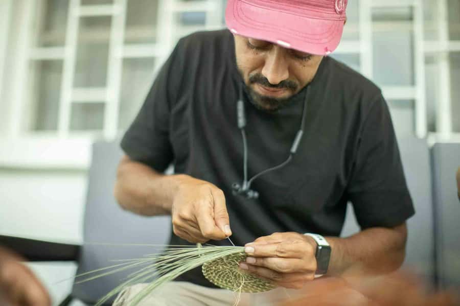 Kigali: Traditional Basket Weaving in a Garden - The two-hour rhythm