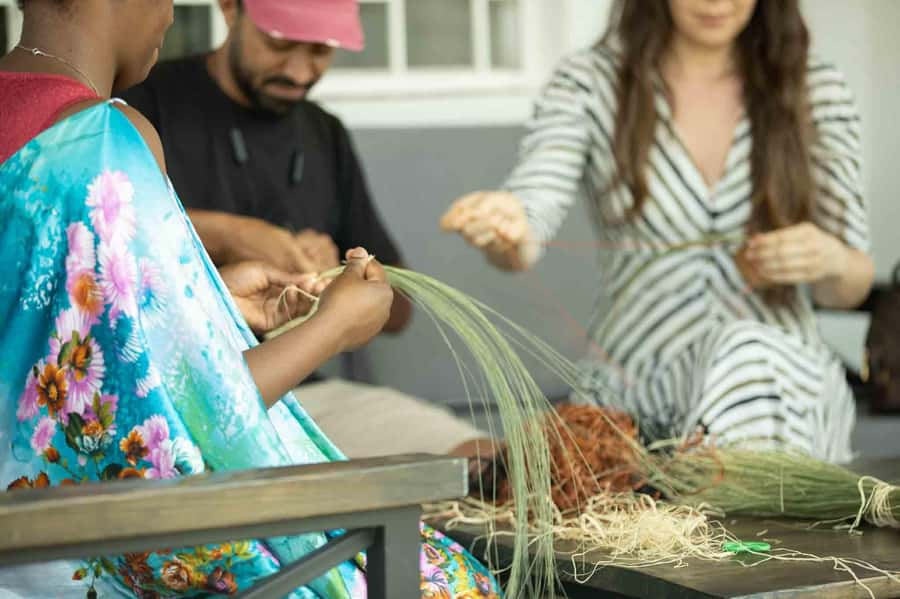 Kigali: Traditional Basket Weaving in a Garden - What you will probably make