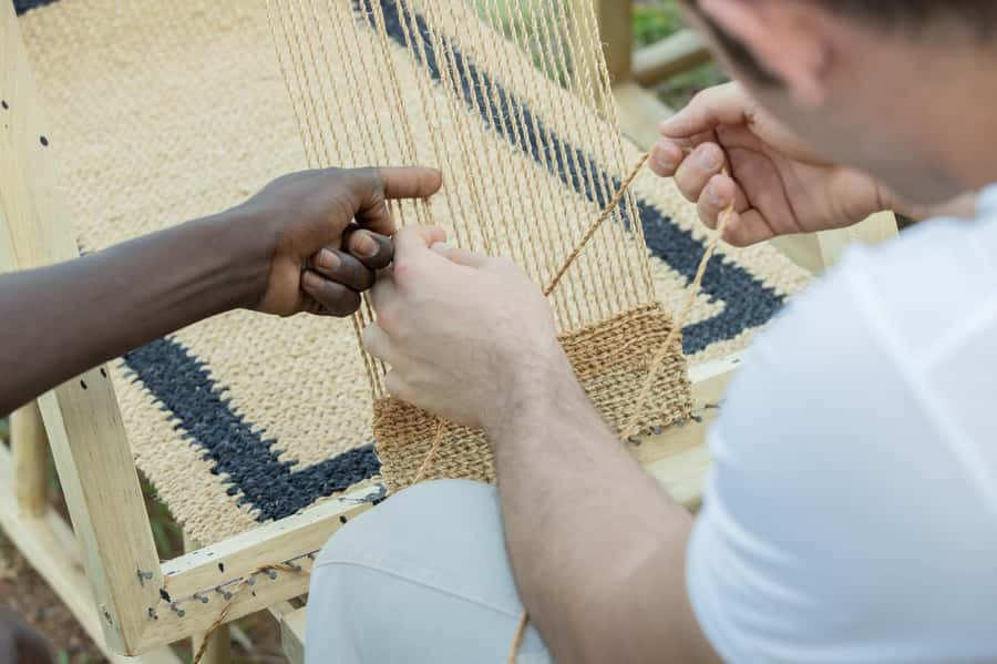 Kigali: Traditional Carpet Weaving (Ikirago) + amazing views - The best way to think about the finished carpet