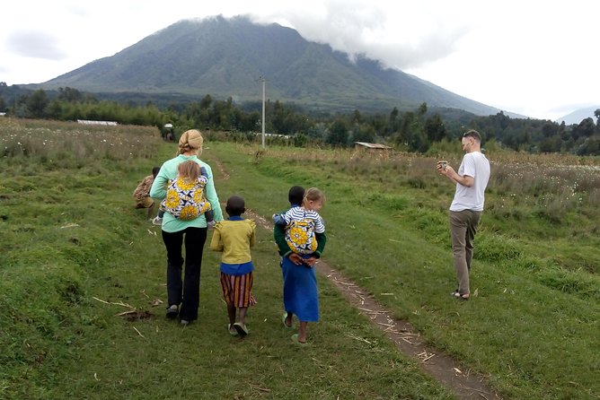 Scenic walk around volcanoes - Rural Rwanda is the real focus